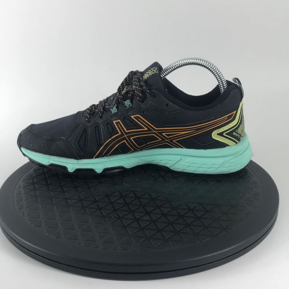 Asics Gel-Venture 7 Black/Green Athletic Running Shoes 1012A476 Women’s Size 8.5 - Picture 9 of 12